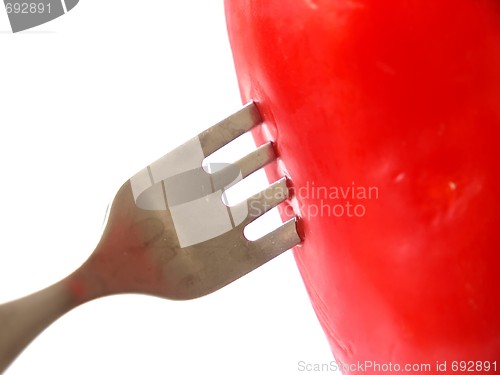 Image of Fork in Pepper