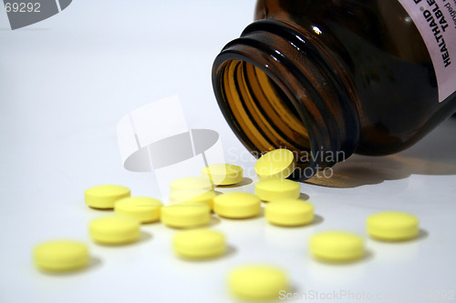 Image of Drugs -  yellow Pills