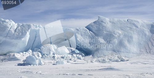 Image of Icebergs on Antarctica