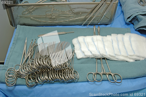 Image of Surgery Instruments Setup