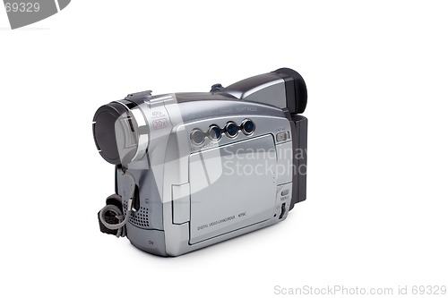 Image of Camcorder isolated on white