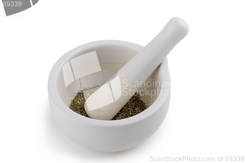 Image of Bowl of herbs