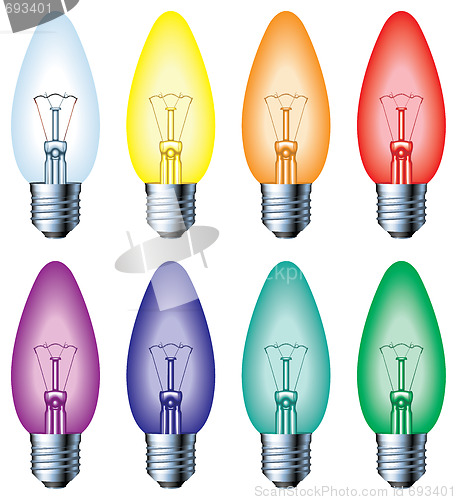 Image of Color light bulb