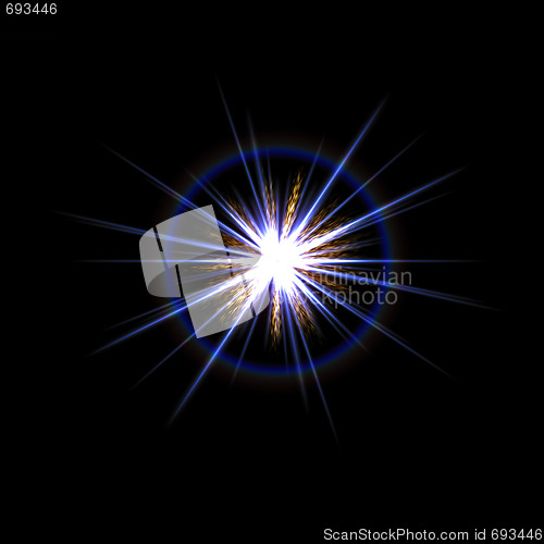 Image of Lens Flare Star Burst