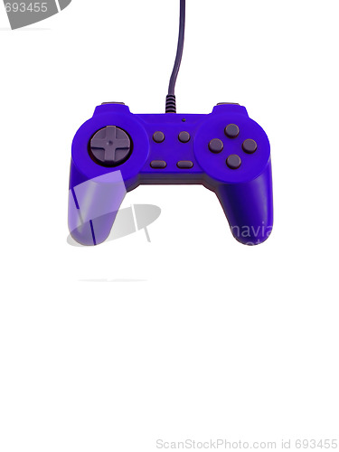 Image of game controller with clipping path 