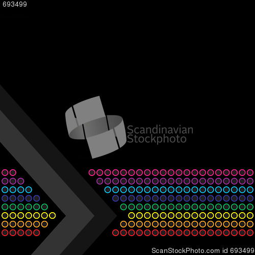Image of Rainbow Circles Layout
