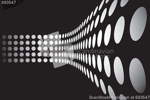 Image of 3D Dots Wall Layout