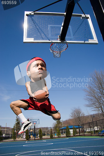 Image of Big Head Basketball Player