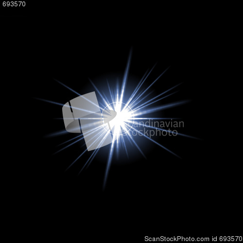 Image of Lens Flare Star Burst
