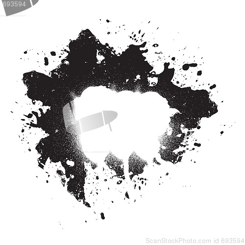 Image of Splattered Paint Grunge Element