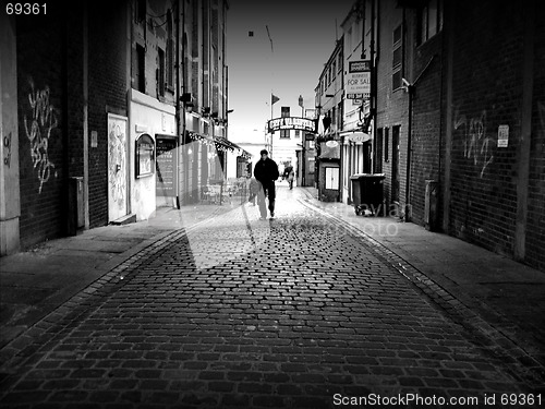 Image of a street in leeds city,england