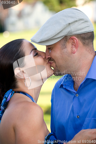 Image of A Kissing Couple