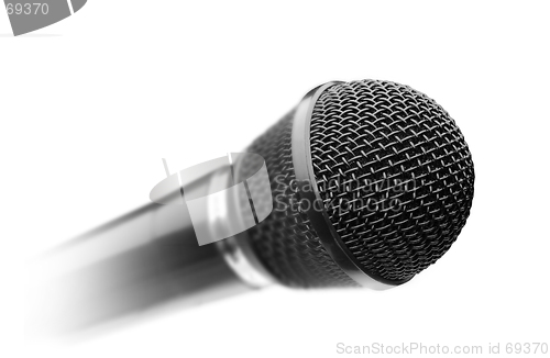 Image of black microphone