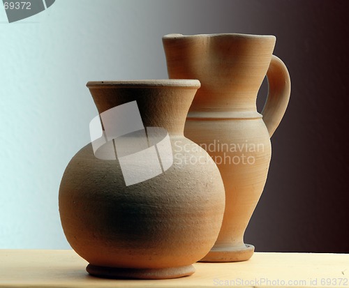 Image of terracotta vases