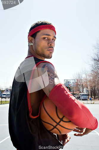 Image of Confident Basketball Player