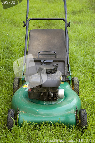 Image of Green Lawn Mower