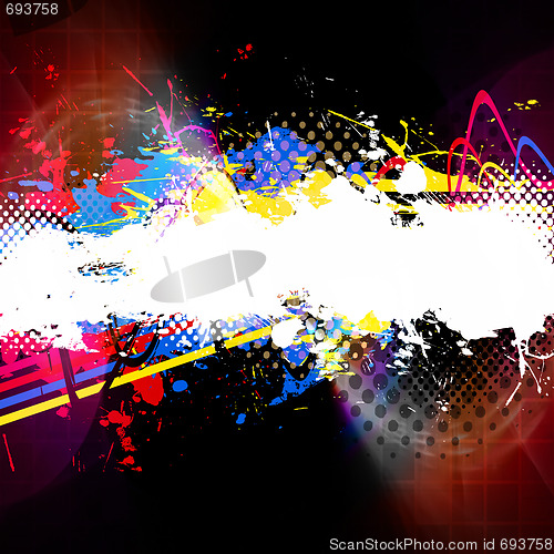 Image of Paint Splatter Layout