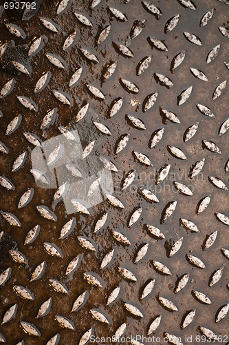 Image of Rusty Diamond Plate