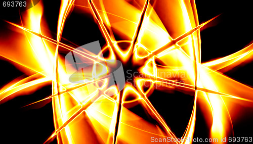 Image of Fiery Fractal Design