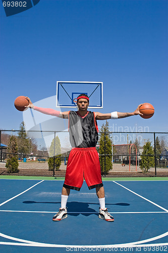 Image of Confident Basketball Player