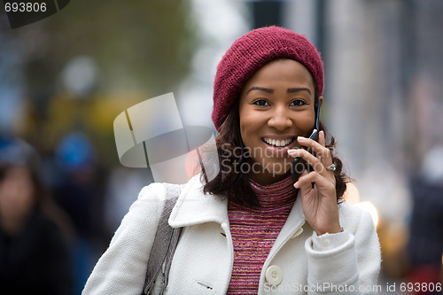 Image of Business Woman on the Phone