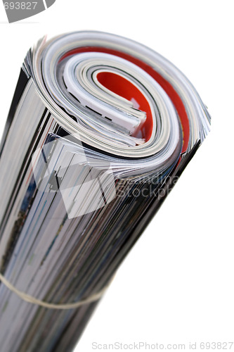Image of Rolled Up Magazines