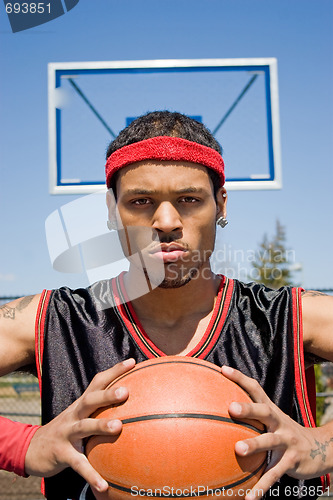 Image of Confident Basketball Player