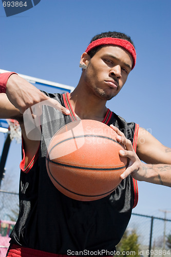 Image of Confident Basketball Player