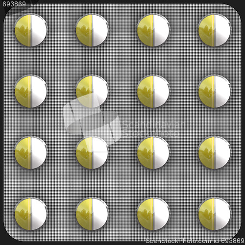 Image of yellow pills