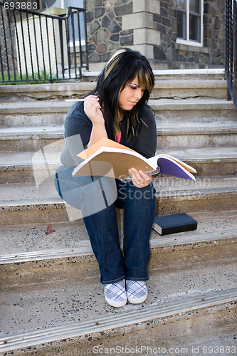 Image of Student Doing Homework