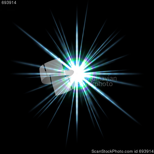 Image of Solar Flare Star Burst