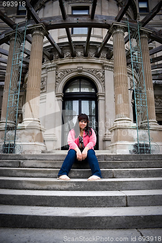 Image of Sitting on the Stairs