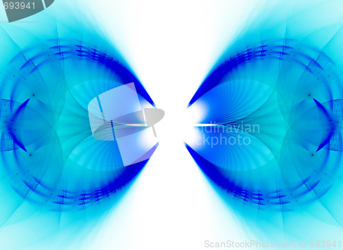 Image of Blue Fractal Vortex