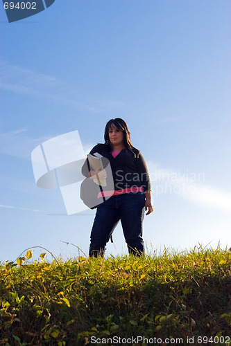 Image of Student On Campus