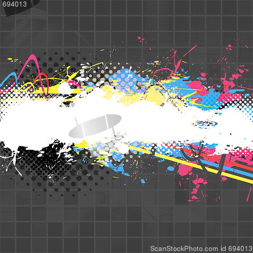 Image of Paint Splatter Layout