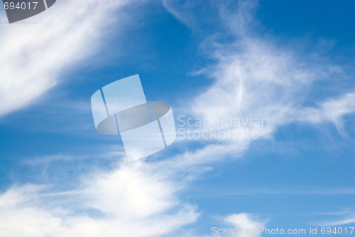 Image of Whispy Blue Clouds