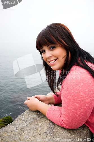 Image of Woman By the Sea