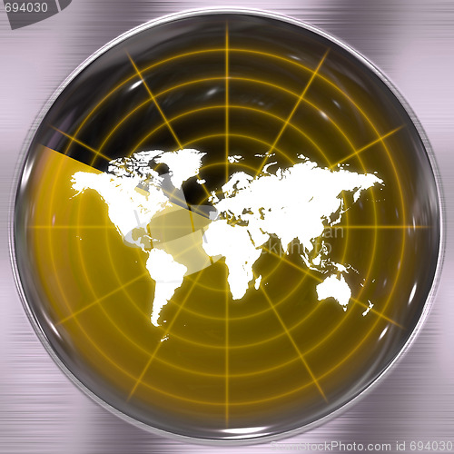 Image of World Radar Screen