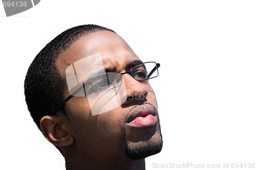 Image of Young Man Thinking