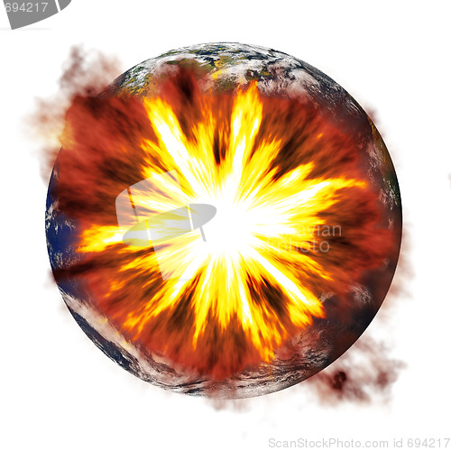 Image of Earth Exploding