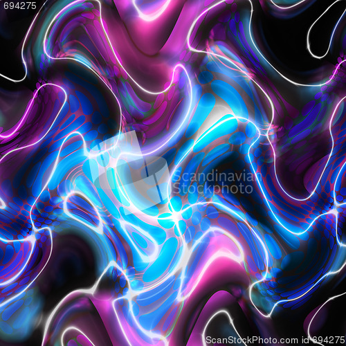 Image of Glowing Liquid Plasma