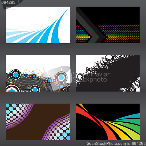 Image of Abstract Business Cards
