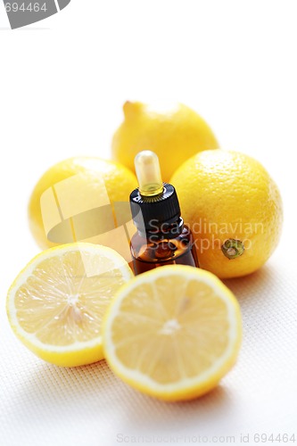 Image of lemon essential oil