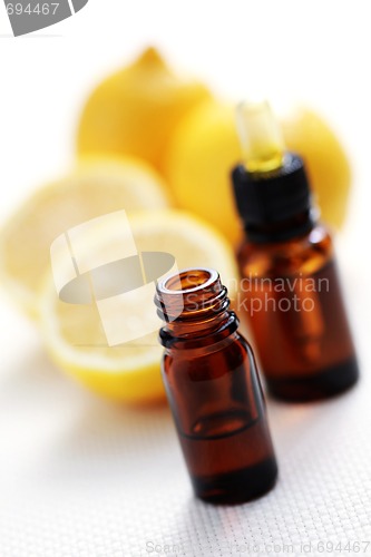 Image of lemon essential oil