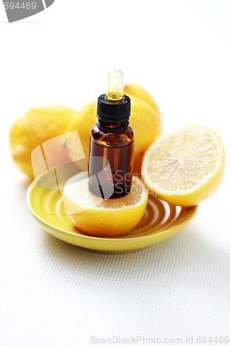 Image of lemon essential oil