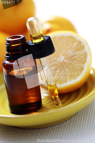 Image of lemon essential oil