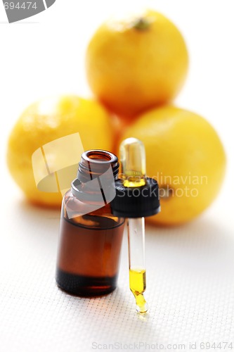 Image of lemon essential oil