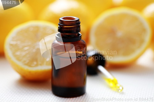 Image of lemon essential oil
