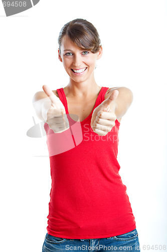 Image of Successful young woman