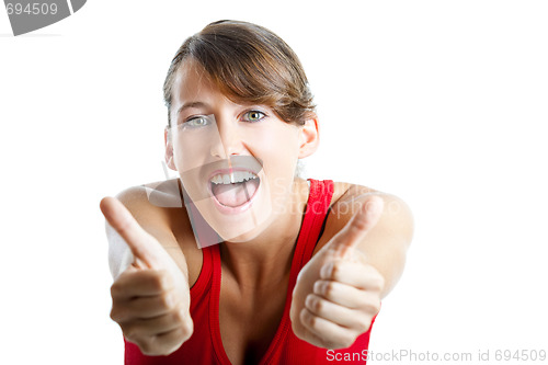 Image of Successful young woman